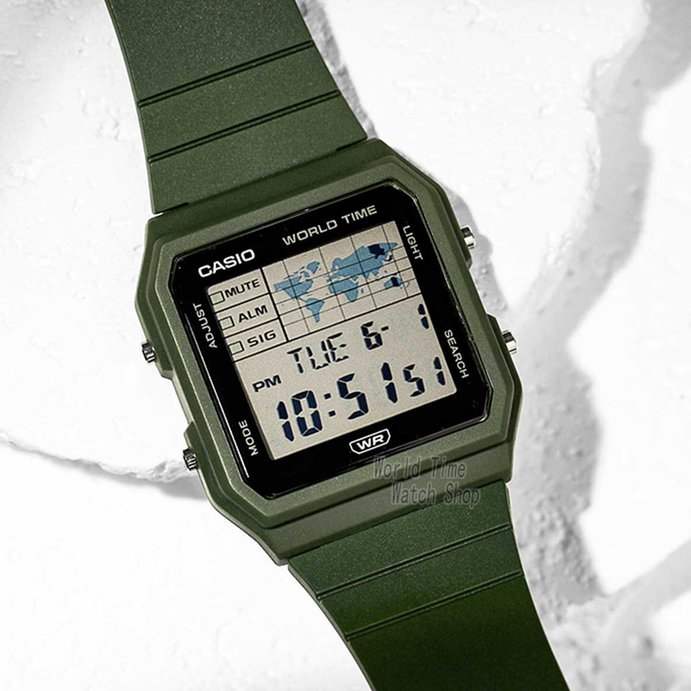 Resin Art Watch - Casio Watch Men Top Luxur Set