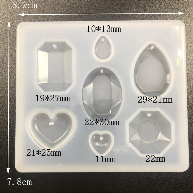 6 Designs Silicone Resin Mold  - Resin Art Jewellery ulasan dan harga