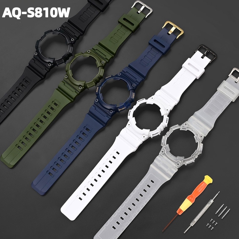 For Casio AQ-S810 AQ-S810W AQS - Resin Art Watch ulasan dan harga