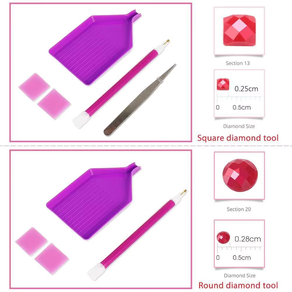 5D DIY Diamond Painting Cute S - Resin Art Book ulasan dan harga