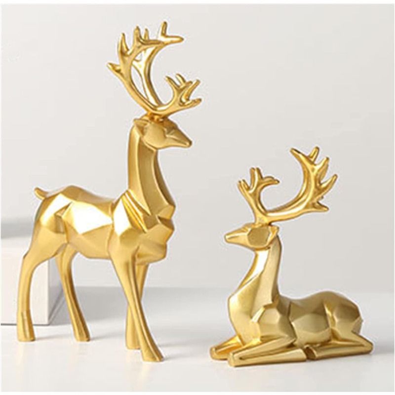 2 Pcs Origami Elk Ornaments Ar - Resin Artist ulasan dan harga