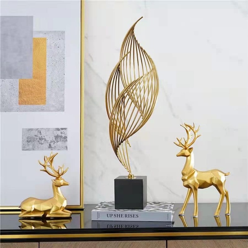 2 Pcs Origami Elk Ornaments Ar - Resin Artist ulasan dan harga