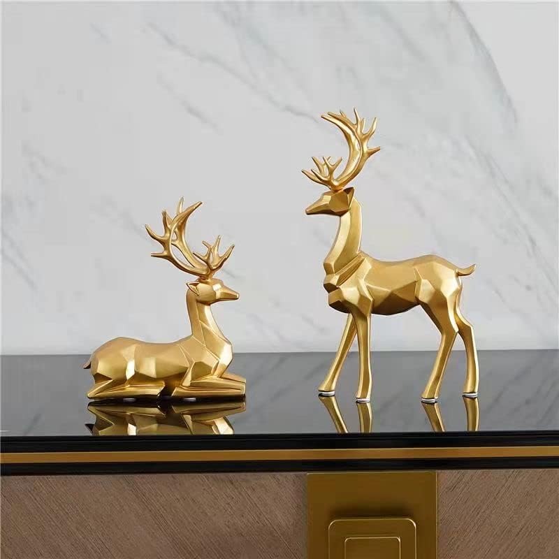 2 Pcs Origami Elk Ornaments Ar - Resin Artist ulasan dan harga