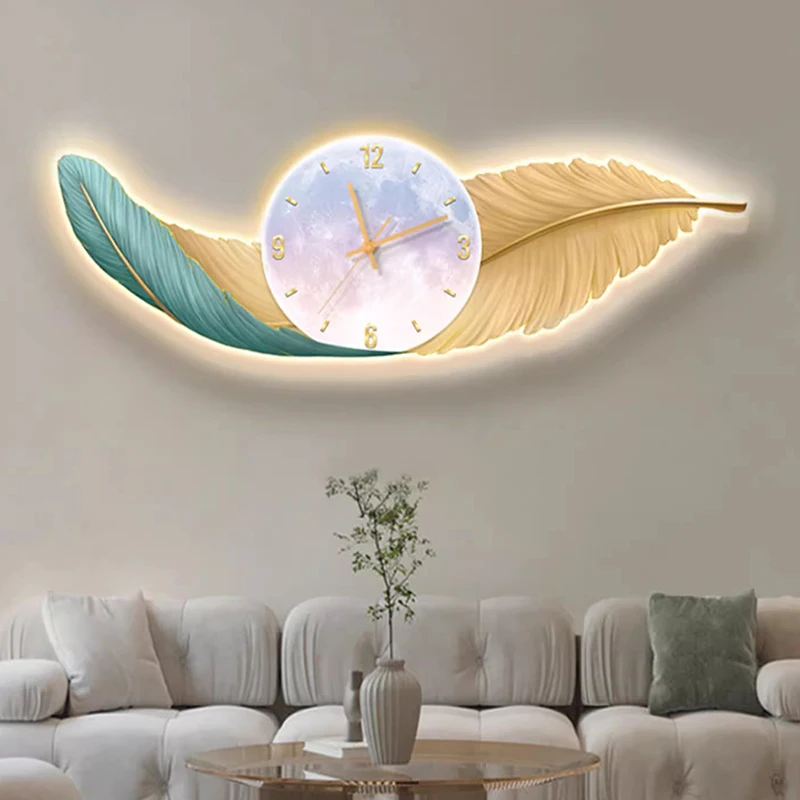 Nordic Minimalist Wall Clocks  - Resin Art Watch ulasan dan harga