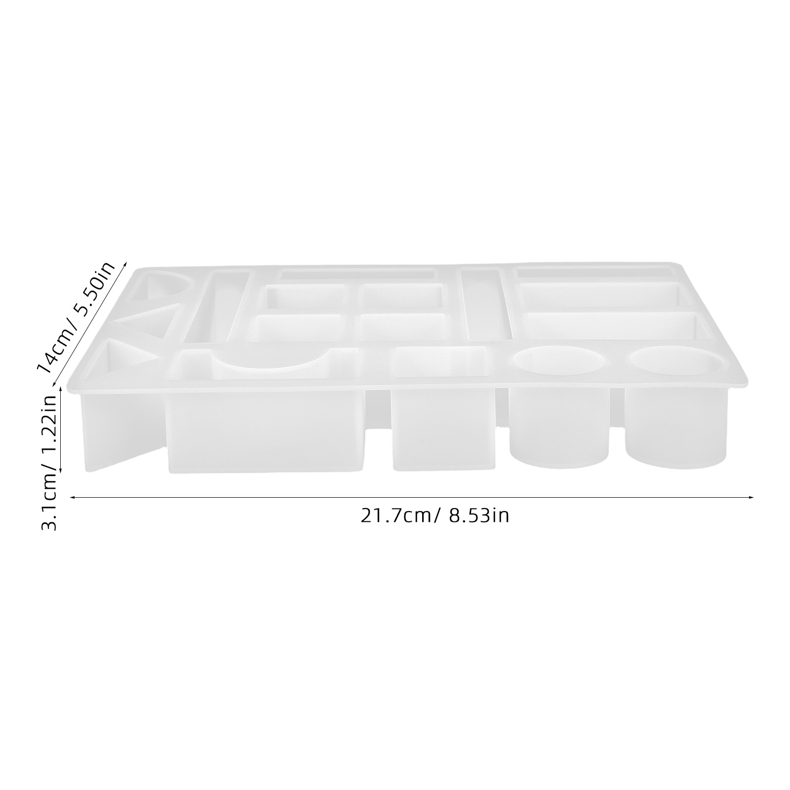 17 Slot Brick Silicone Mold Fl - Resin Art Cube ulasan dan harga