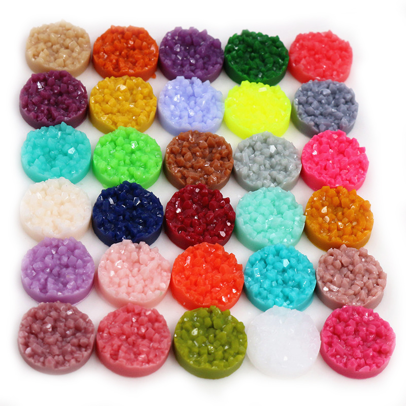 40pcs Resin Druzy Cabochons Do - Resin Art Box ulasan dan harga