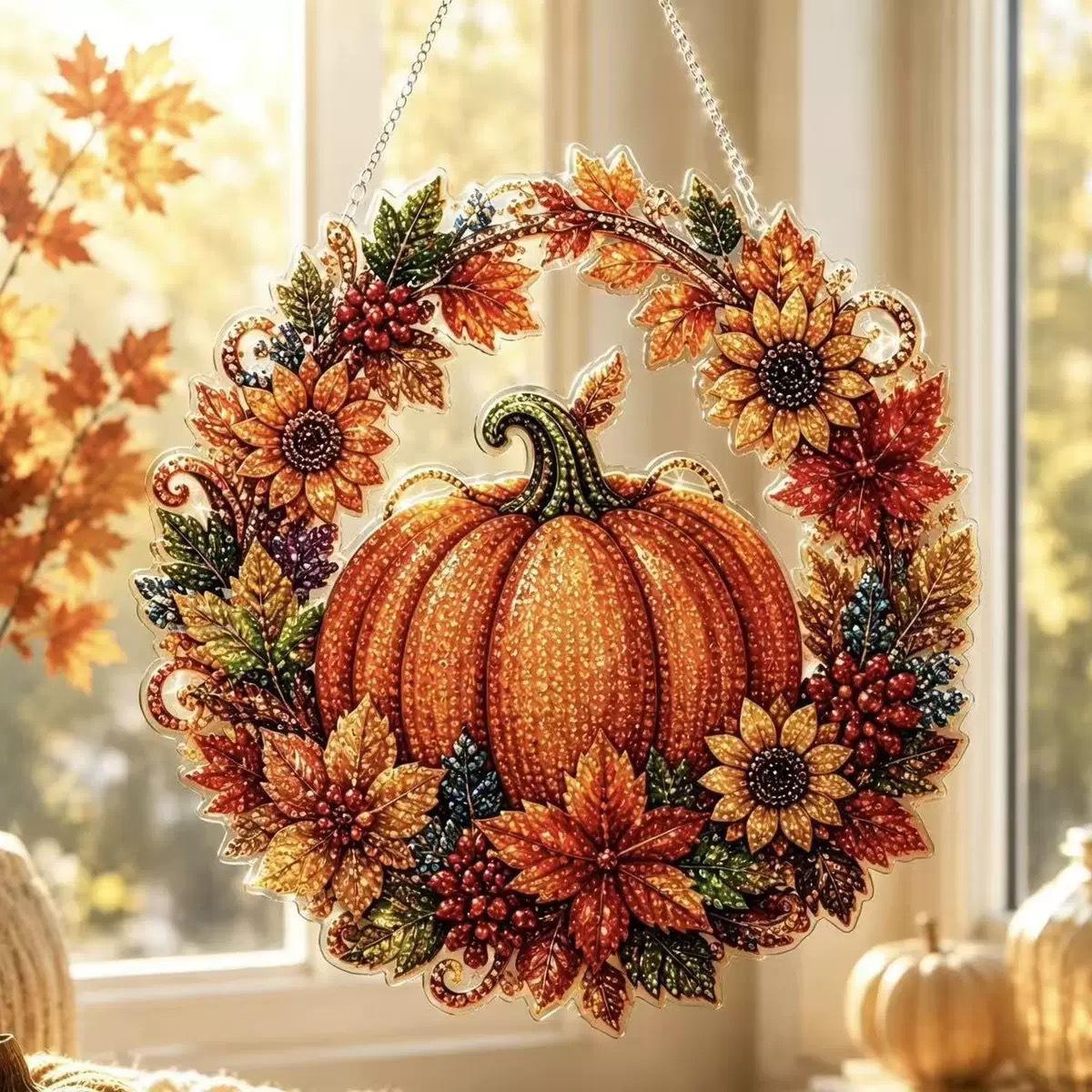 Halloween Pumpkins Diamond Art - Resin Art Design ulasan dan harga