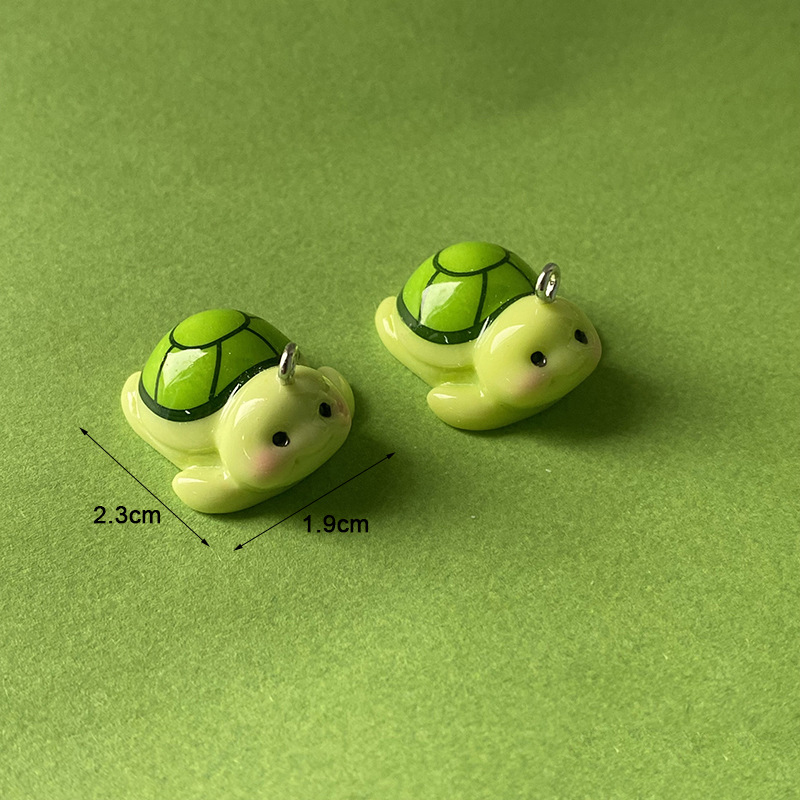 10pcs Funny Green Turtle Resin - Resin Art Box ulasan dan harga
