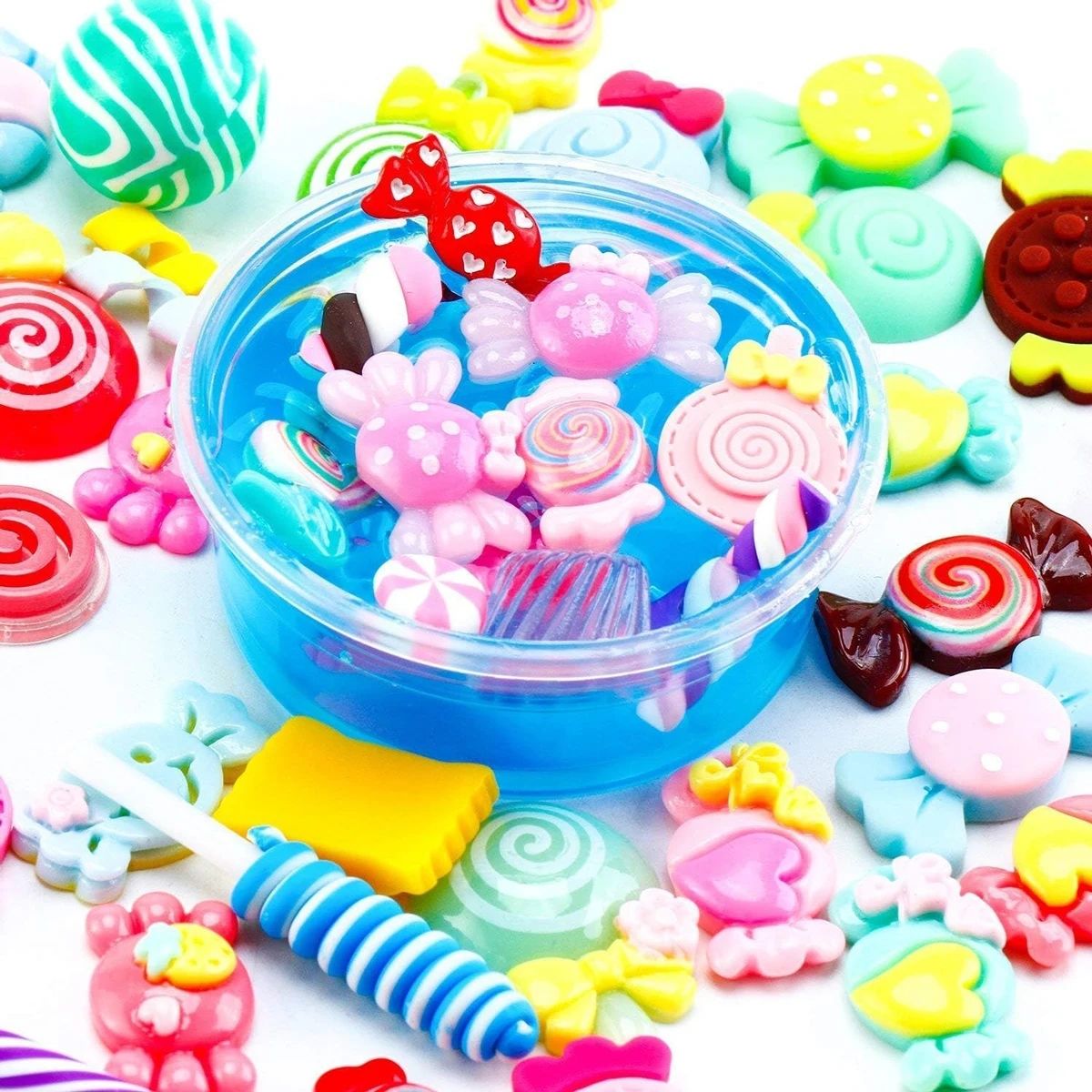 30pcs Random Candy Slime Charm - Resin Art Jewellery ulasan dan harga