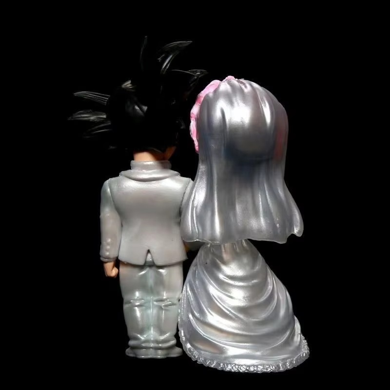 Son Goku and Chichi Wedding Ma - Resin Art Dragon Ball Z ulasan dan harga