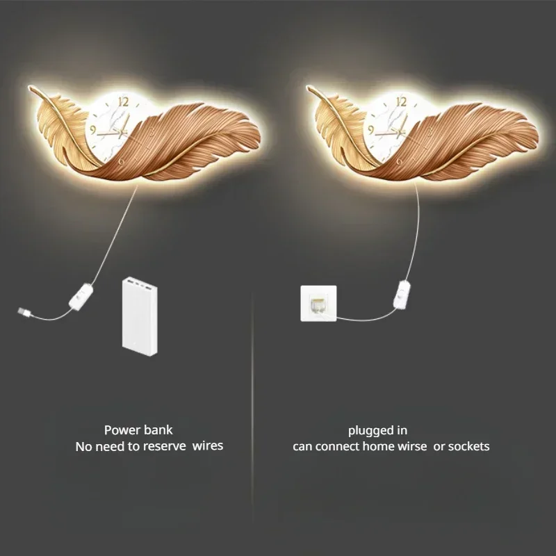 Art Clocks LED Wall Clock Ligh - Resin Art Watch ulasan dan harga