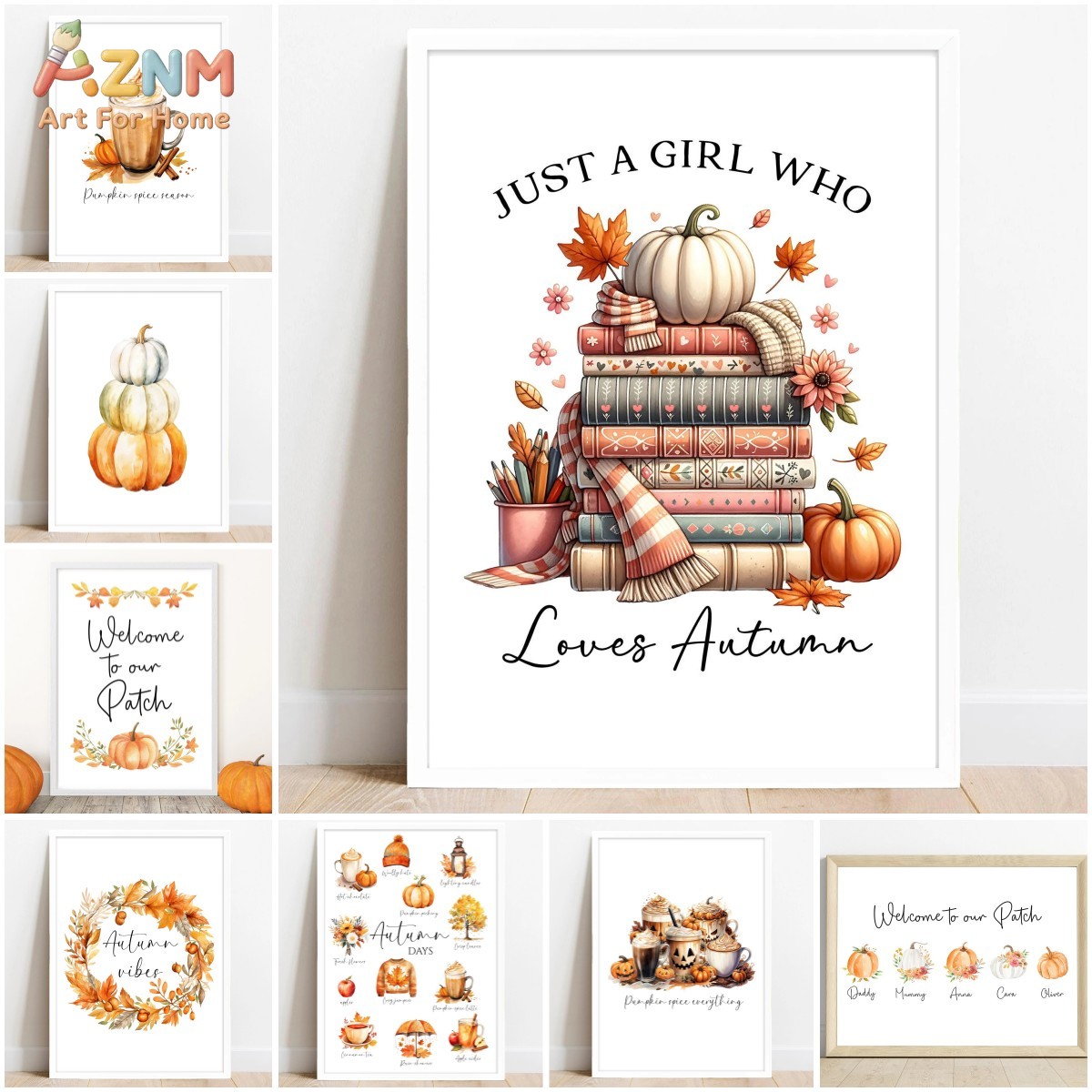 AZNM Watercolor Autumn Books P - Resin Art Book ulasan dan harga
