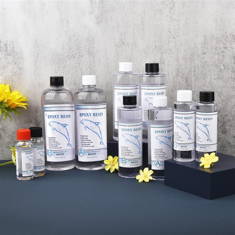 1:1 AB Resin Epoxy Crystal Glu - Resin Art Jewellery ulasan dan harga