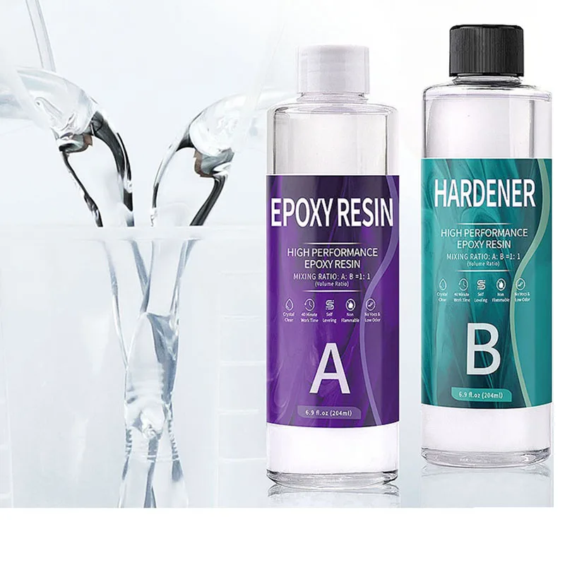 1:1 AB Resin Epoxy Crystal Glu - Resin Art Jewellery ulasan dan harga
