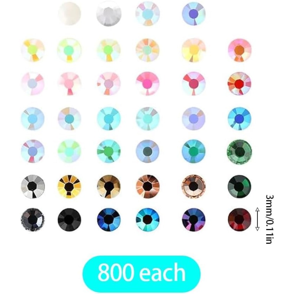 40 Colors Resin Jelly Rhinesto - Resin Art Book ulasan dan harga