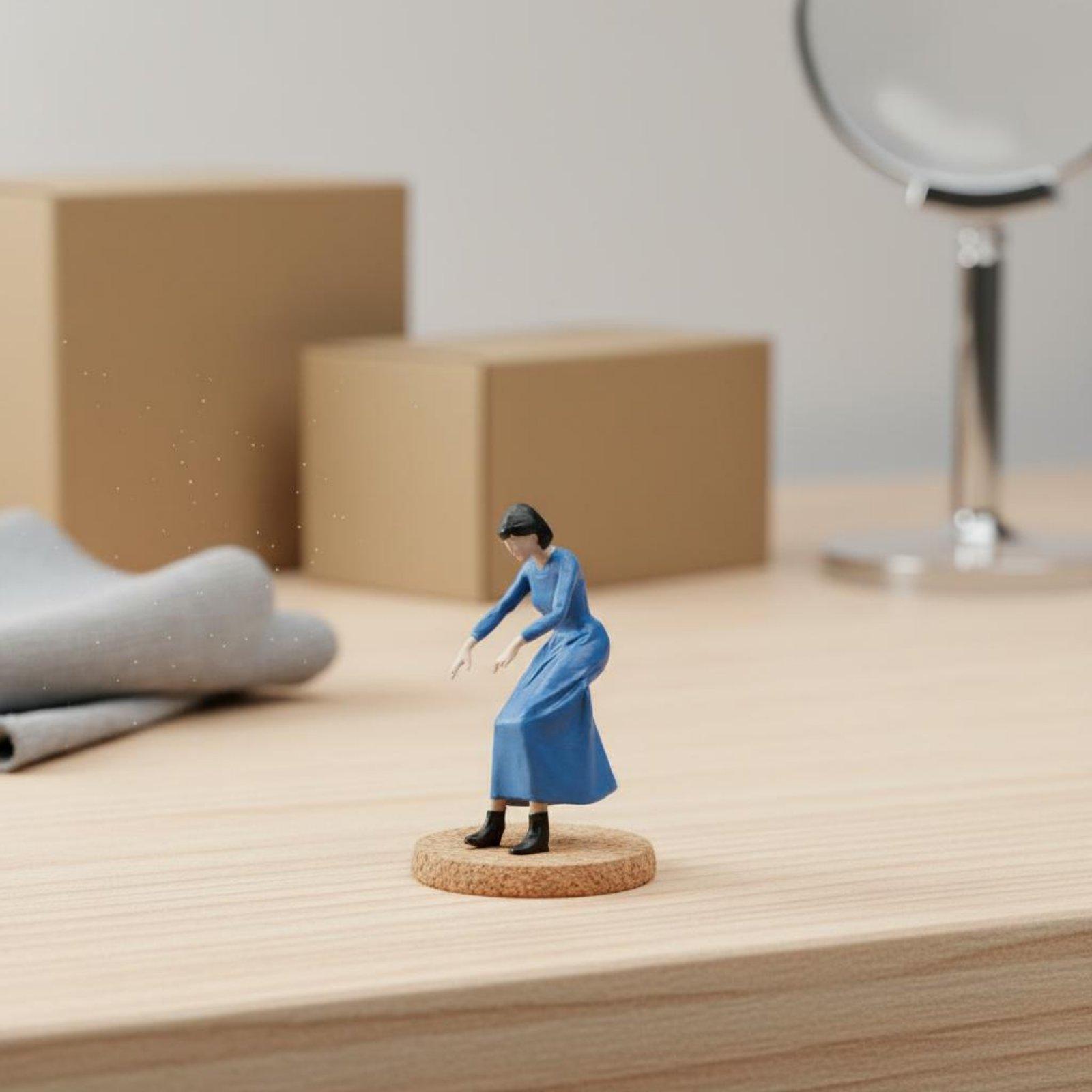 Miniature Piano Figure Artisti - Resin Artist ulasan dan harga