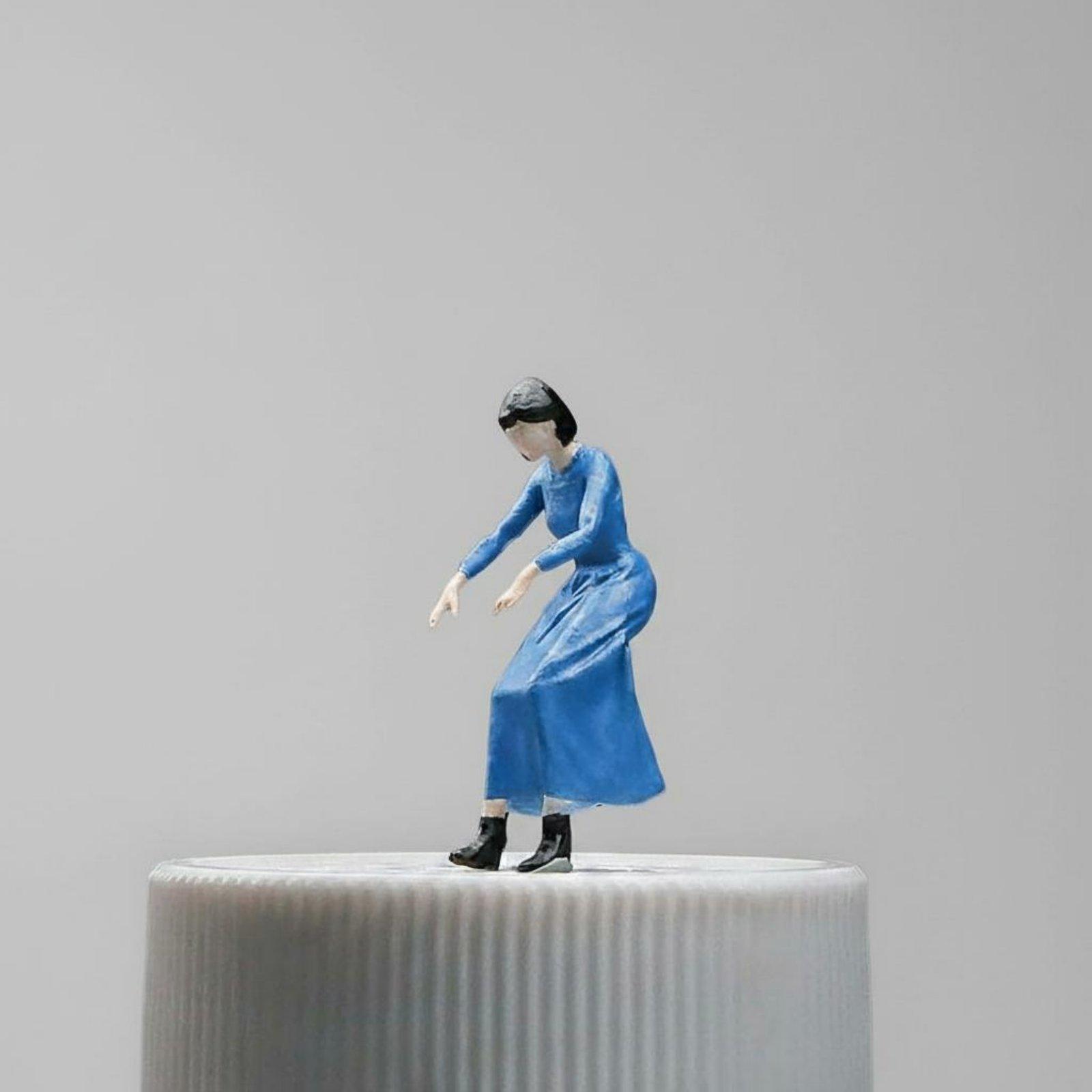 Miniature Piano Figure Artisti - Resin Artist ulasan dan harga