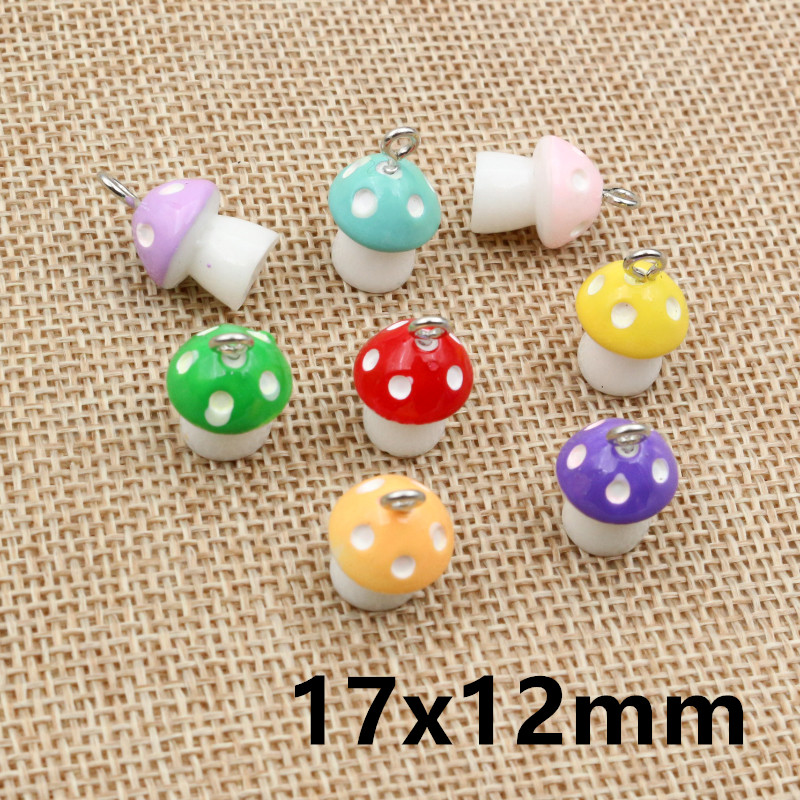 10PCS Resin Pendant Charms Rab - Resin Art Jewellery ulasan dan harga