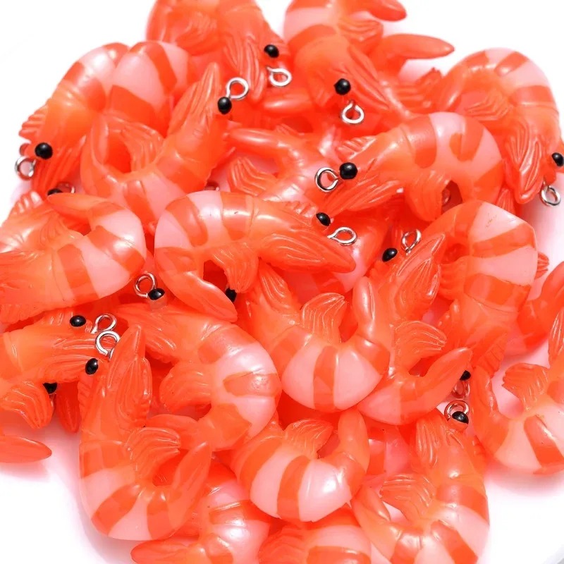 10Pcs 3D Simulated Lobster Shr - Resin Art Box ulasan dan harga