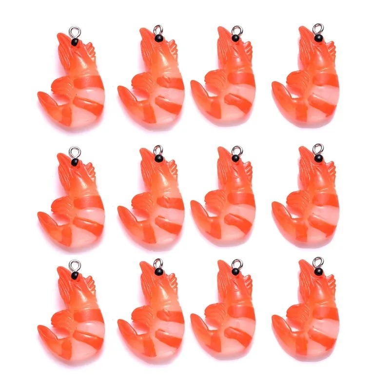 10Pcs 3D Simulated Lobster Shr - Resin Art Box ulasan dan harga