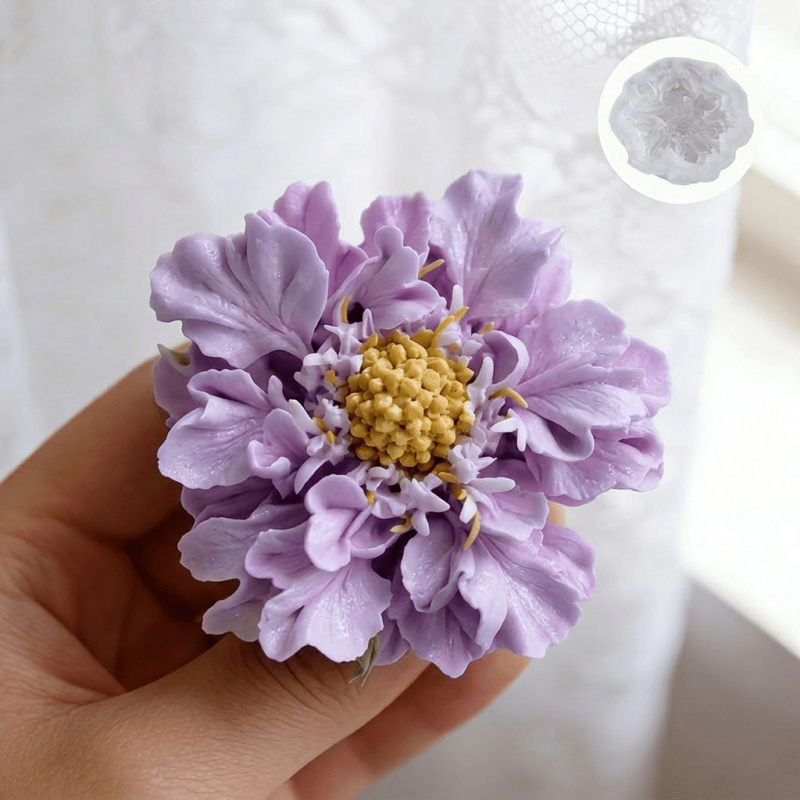 1 Dreamy Blue Potted Flower Si - Resin Artist ulasan dan harga