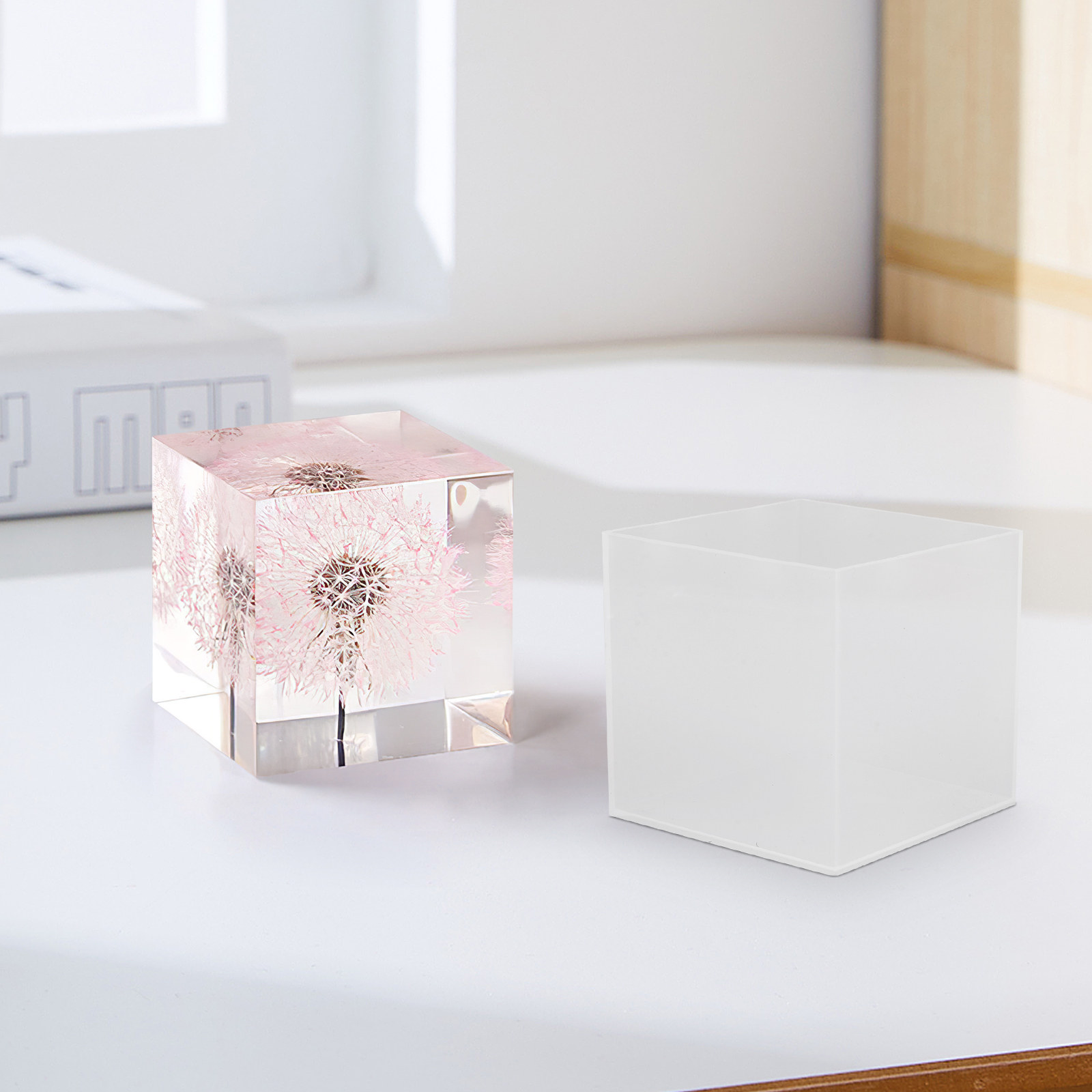 2Pcs Clear Silicone Epoxy Cube - Resin Art Cube ulasan dan harga