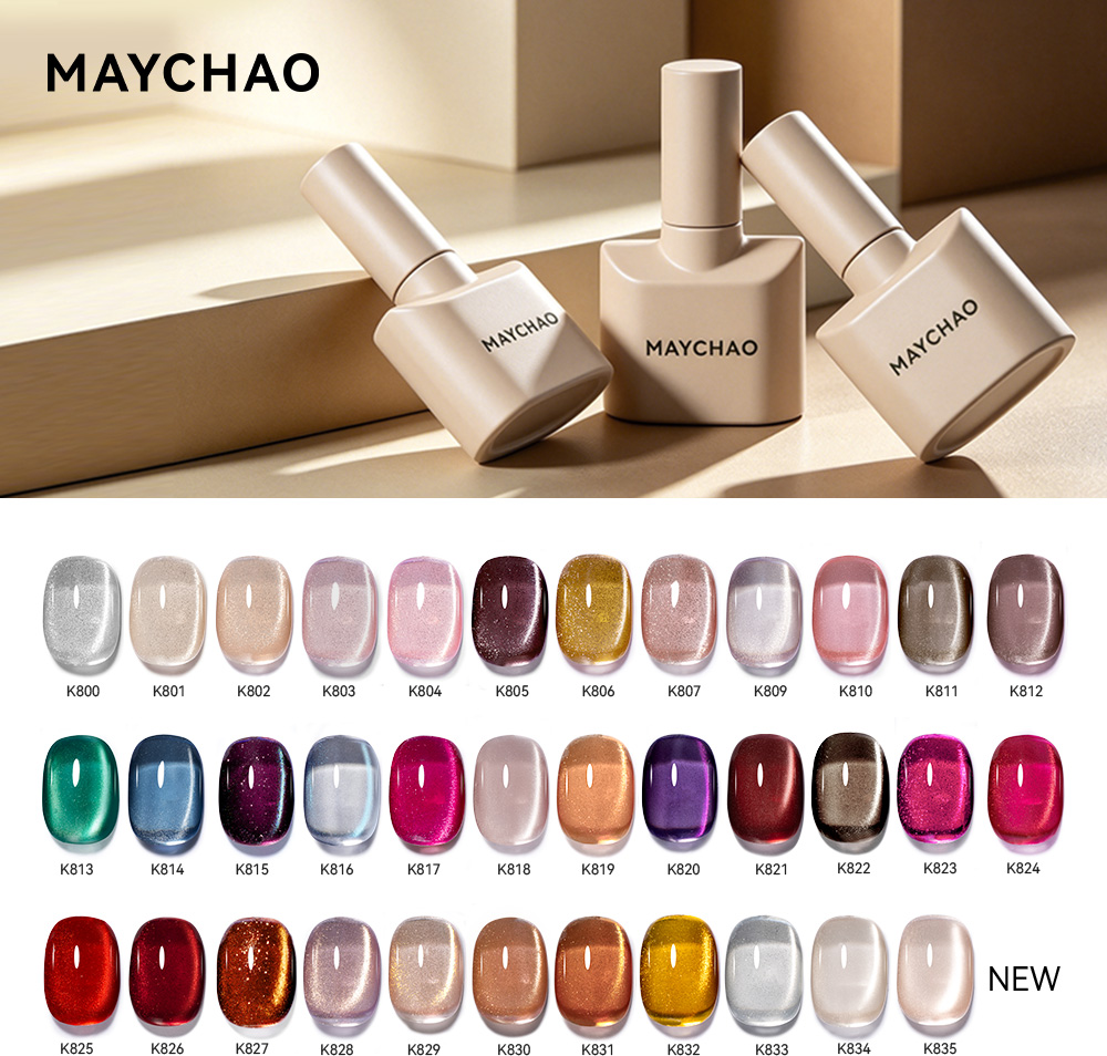MAYCHAO Cat Eye Magnetic Gel N - Glitter Powder Resin ulasan dan harga