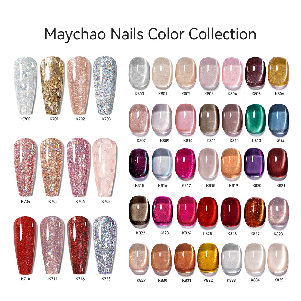 MAYCHAO Cat Eye Magnetic Gel N - Glitter Powder Resin ulasan dan harga
