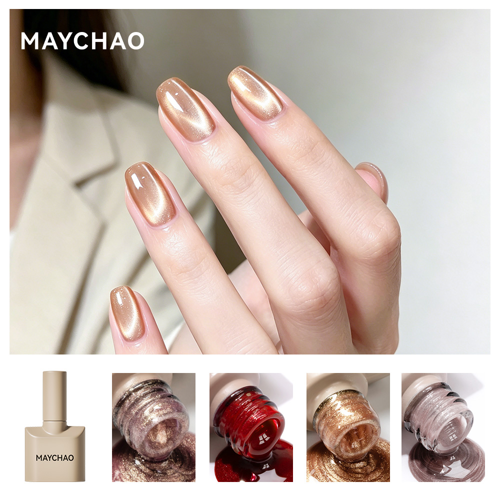 MAYCHAO Cat Eye Magnetic Gel N - Glitter Powder Resin ulasan dan harga