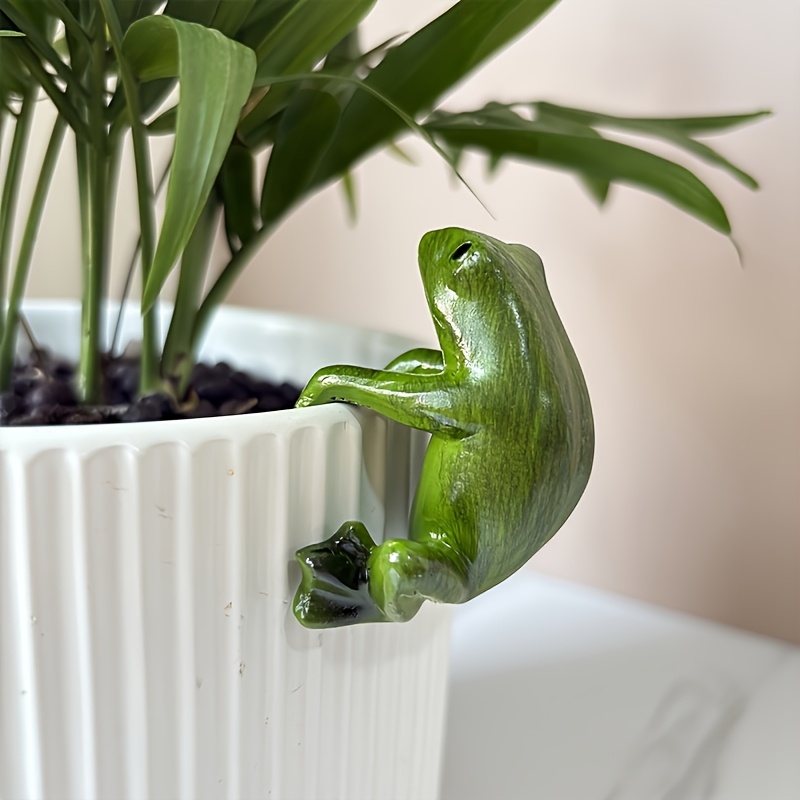 Mini Cute Resin Frog Statue Cl - Resin Art Design ulasan dan harga