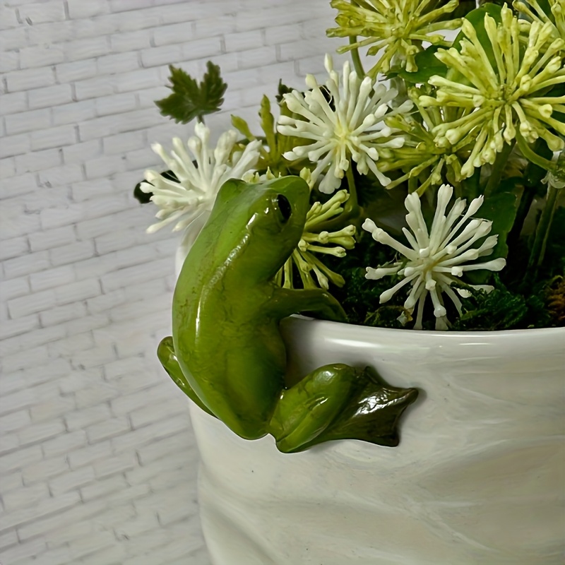 Mini Cute Resin Frog Statue Cl - Resin Art Design ulasan dan harga
