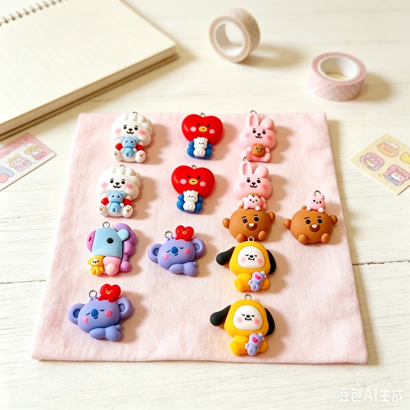 10pcs Kawaii Dog Bunny Cute Re - Resin Art Jewellery ulasan dan harga