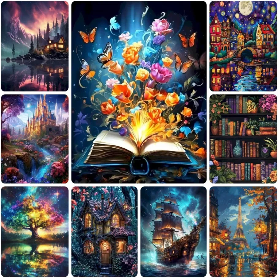 DIY Magic Book Blooming Flower - Resin Art Book ulasan dan harga