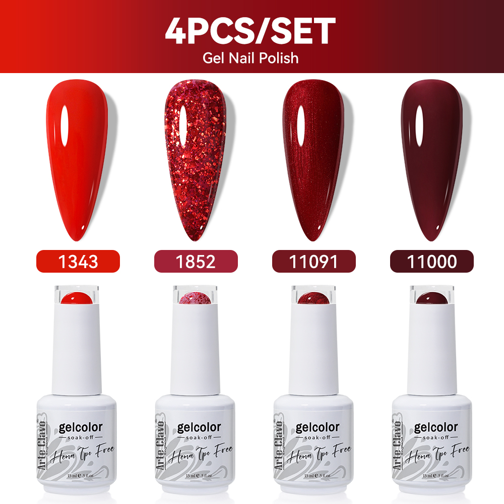 Arte Clavo 4pcs/Set Gel Nail P - Resin Art Price ulasan dan harga