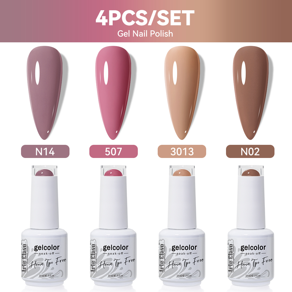 Arte Clavo 4pcs/Set Gel Nail P - Resin Art Price ulasan dan harga